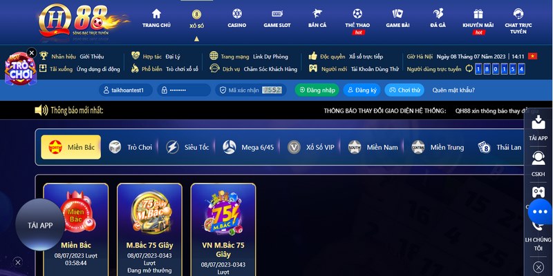 Khái quát chung về sảnh cược casino tại QH88